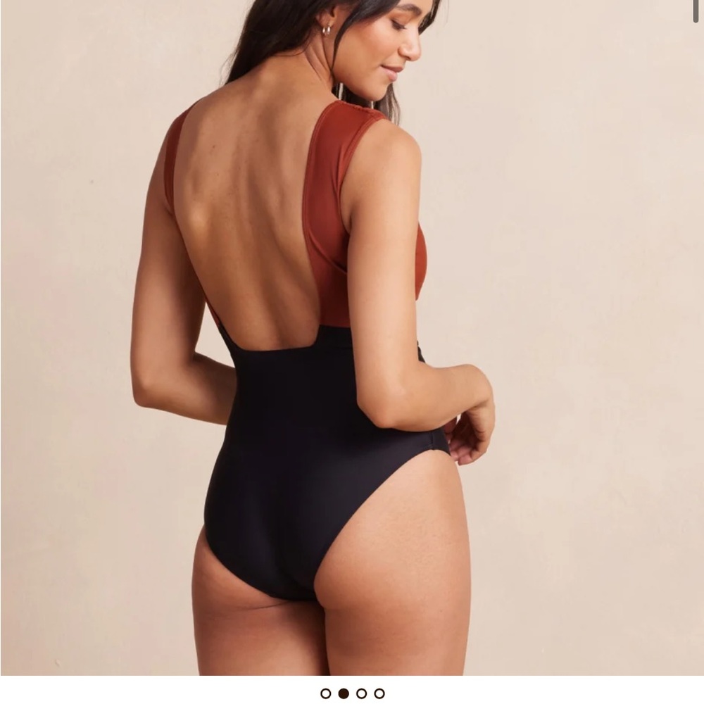 Summersalt Long Torso Ruched Backflip Swimsuit - Picture 2 of 5
